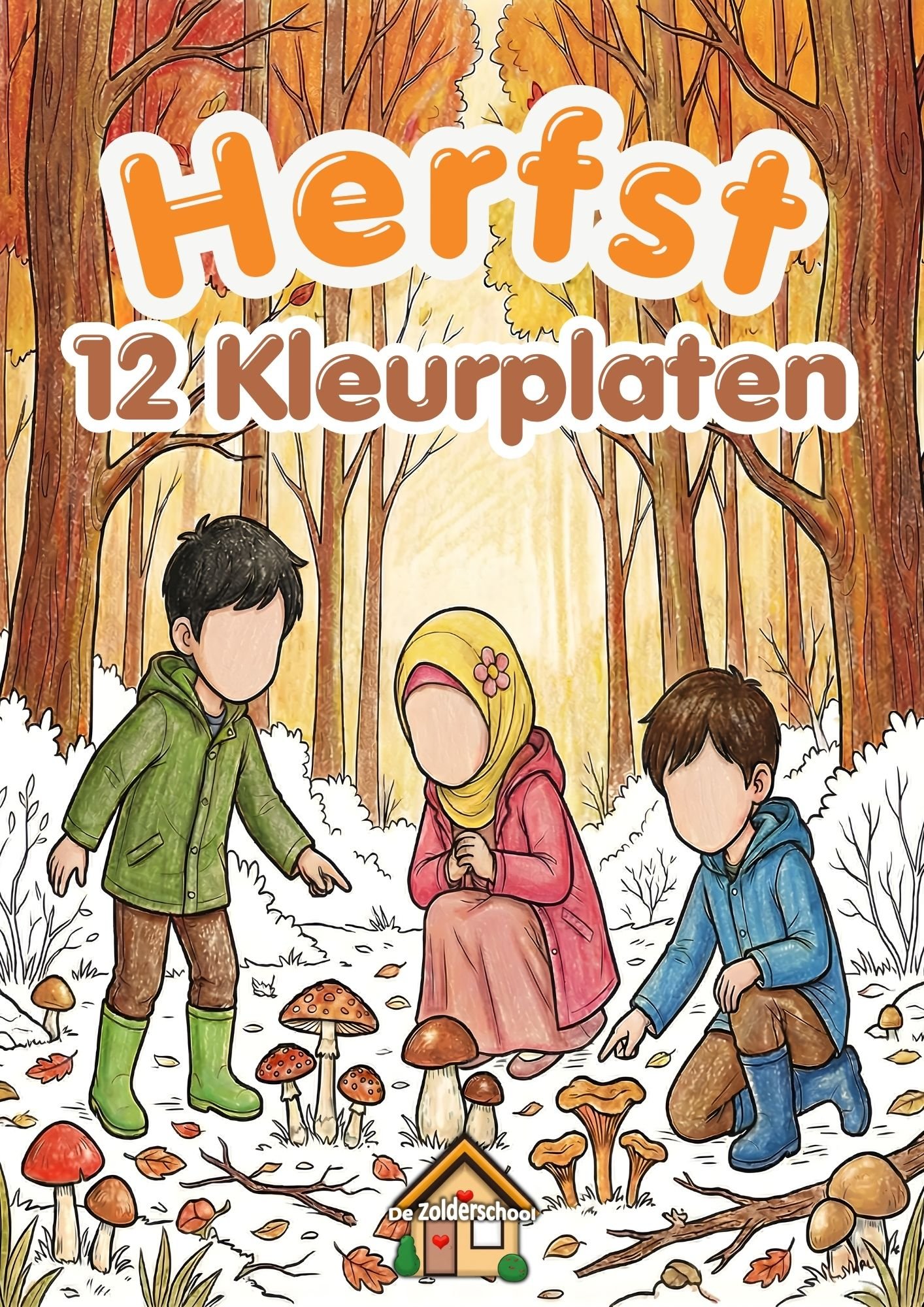 12 gratis herfst kleurplaten voor kinderen | De Zolderschool - Afbeelding 2